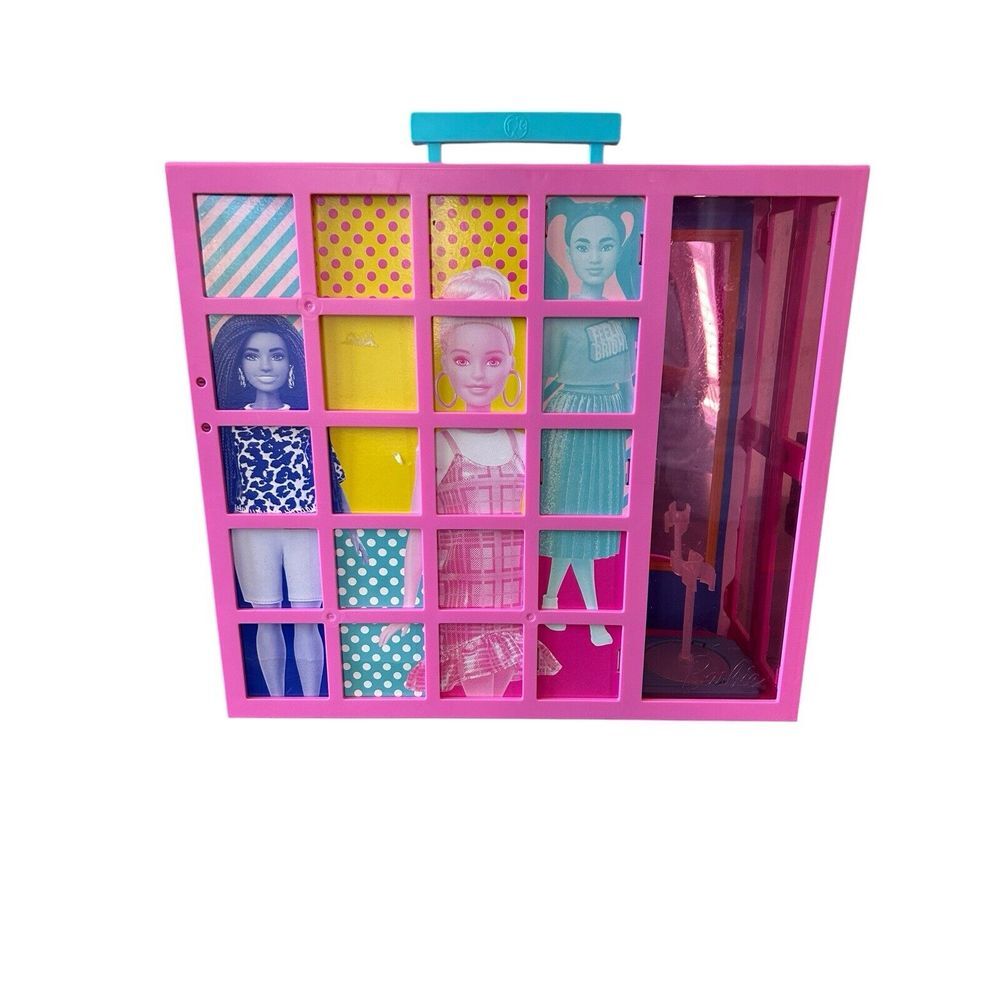 Barbie Mattel Pink Folding Dream Closet‎ Wardrobe Carry Case 2019 Dolls